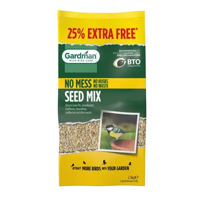 Gardman No Mess Seed Mix 2kg + 25% XF