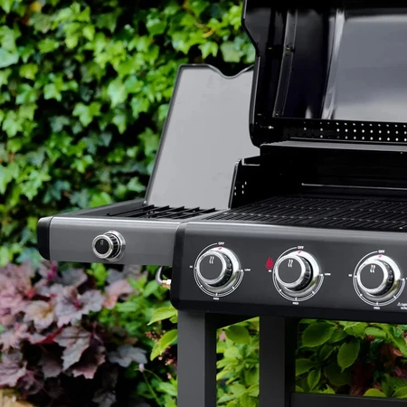 Grillstream Carbon 3 Burner with Side Burner - Black - image 2