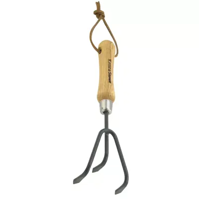 Kent & Stowe Carbon Ssteel Hand 3 Prong Cultivator FSC