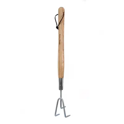 Kent & Stowe Stainless Steel Border 3 Prong Cultivator FSC