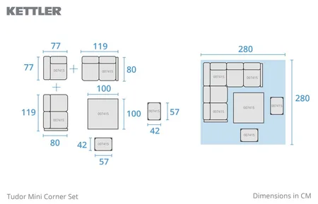 Kettler Tudor Mini Corner Set - image 10